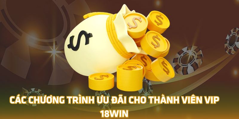 Các chương trình ưu đãi cho Thành viên VIP 18Win